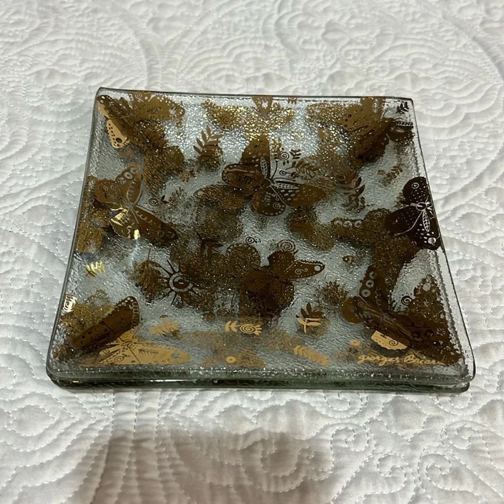 Set of four Georges‎ Briard square plates